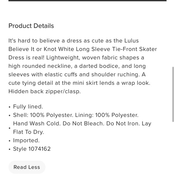 White wrap dress NWOT - Picture 4 of 4